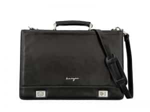 Statesman Business Bag | Men's Handbag - twin lock - Image 2