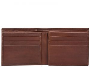 Zenith Men's Leather Wallet in Brown Color KZ560