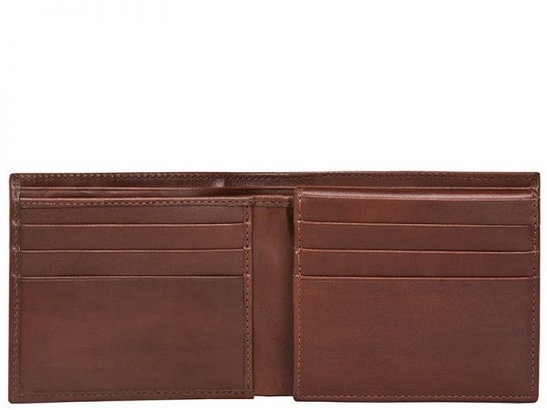 Zenith Men's Leather Wallet in Brown Color KZ560