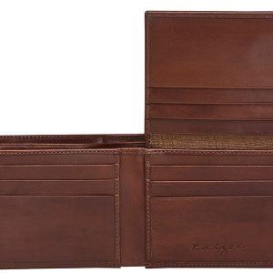 Zenith Men's Leather Wallet in Brown Color KZ560