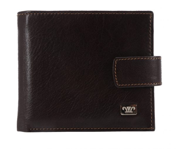 Duncan Leather Wallet For Men in Brown & Black Color KD527