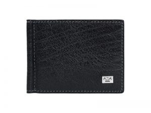 Slim Wallet with Money Clip - Single Fold - Ridge