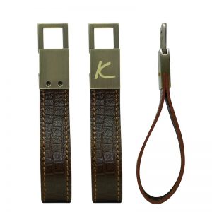 Wittet Croco Leather Keyholder - Corporate Gifts - Brown Color