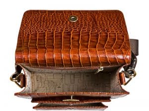 Wittet Croco Messenger Bag - Image 2