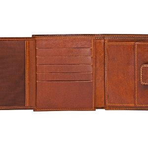Statesman Leather Cross Wallet For Men Online available in black & brown colors