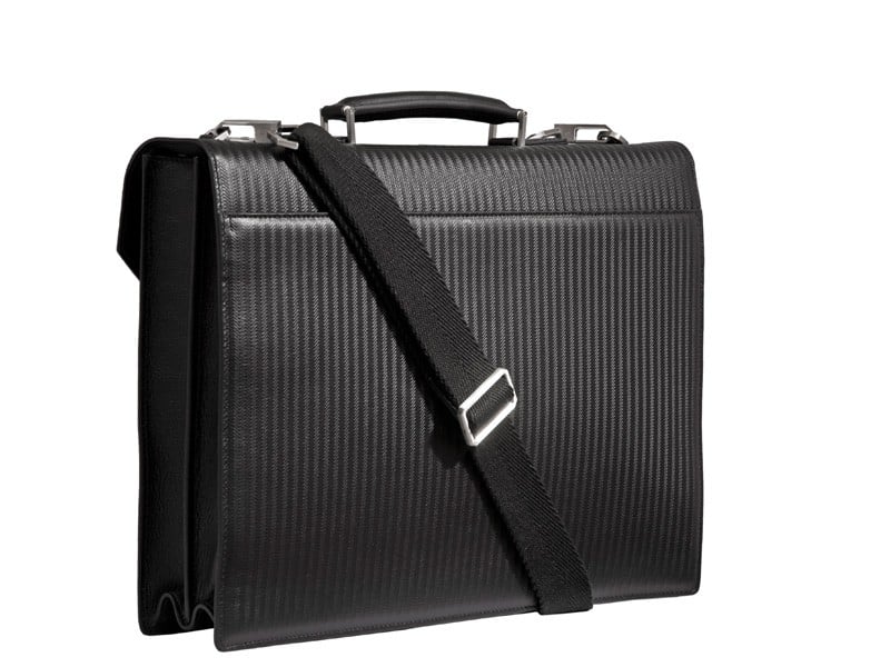 Magnate Leather Business Bag For Men - Black Color