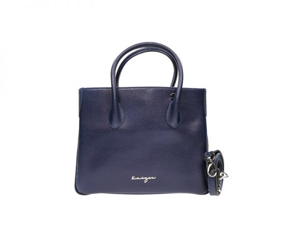 Au Fait Ladies Leather Tote - Black, Blue, Torquoise, Red, Tan Color