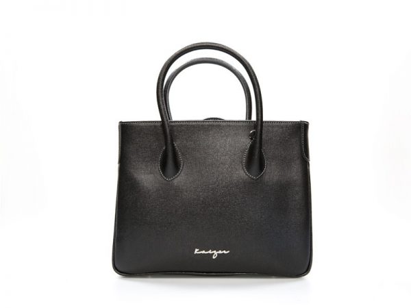 Au Fait Ladies Leather Tote - Black, Blue, Torquoise, Red, Tan Color