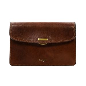 Statesman Leather Clutch - Black, Brown Color