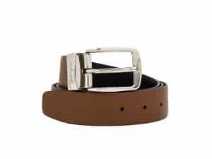 Men's Leather Belt Reversible - Black/Brown Color