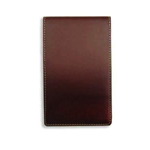 Duncan Leather Notepad - Black, Brown Color