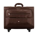 Statesman Pilot Leather Trolley Bag