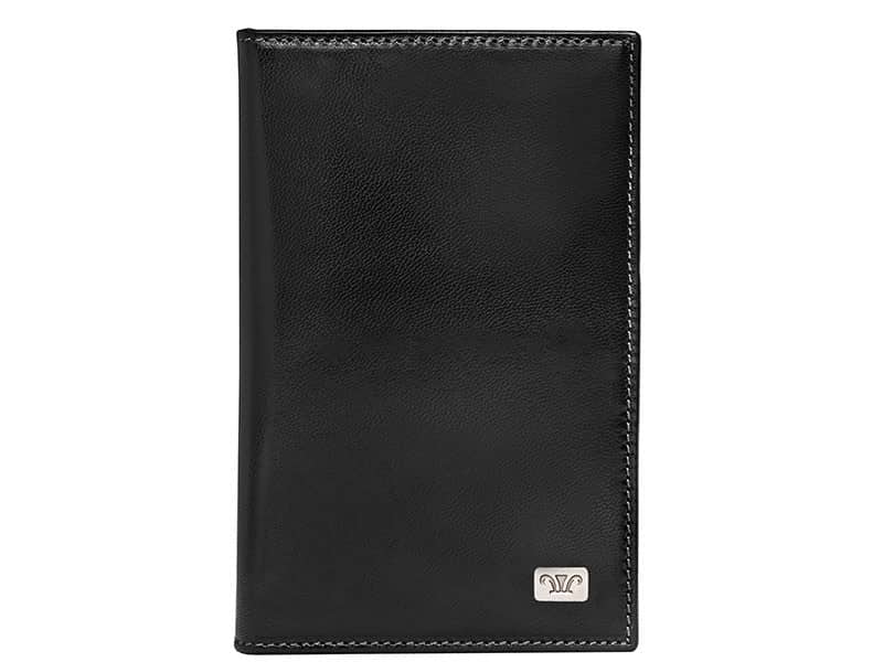 Black leather wallets shop mens