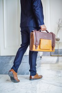 Insignia Leather business/laptop bag