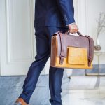 Insignia Leather business/laptop bag