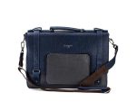 Insignia Leather Messenger Bag