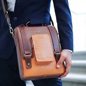 Insignia Crossbody leather bag by Kaizer