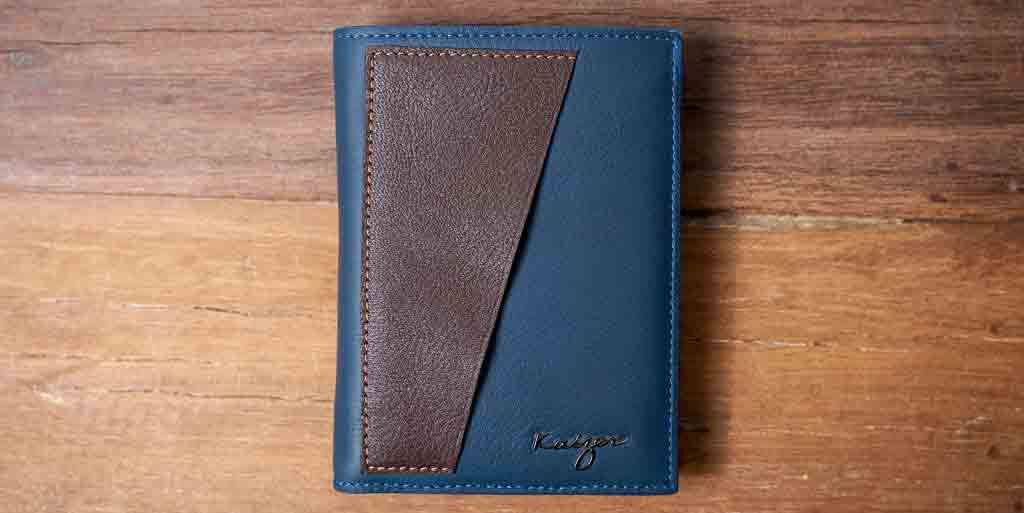 Men's wallets leather metal minimalist wallets