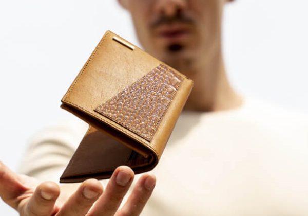 Father's Day leather crossbody wallet Mens Leather Wallets
