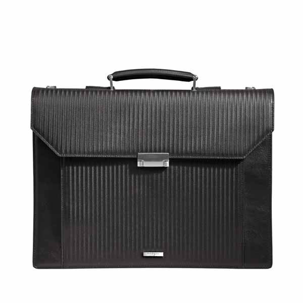Magnate Leather Business Bag For Men - Black Color
