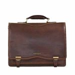 Statesman Business Bag with snap closure | business bags for men