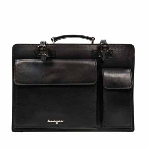 Statesman Business Bag with front magnetic closure mens messenger bags mens leather messenger bag | mens leather cross body bag | best Office bag for men | Leather Office Bags | Premium Leather | Italian Leather | Premium quality leather | Dubai KZ1261-A
