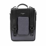 Insignia Crossbody Bag | Leather Office Bags | Premium Leather | Italian Leather | Premium quality leather | Dubai | Black