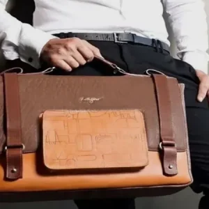 perfect corporate gift mens document bag | Kaizer Leather