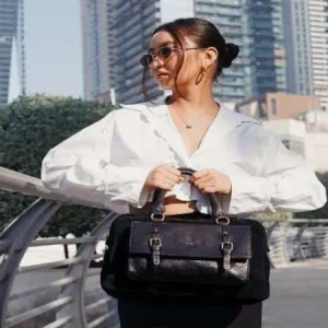 Black tote Bag – Kaizer Leather