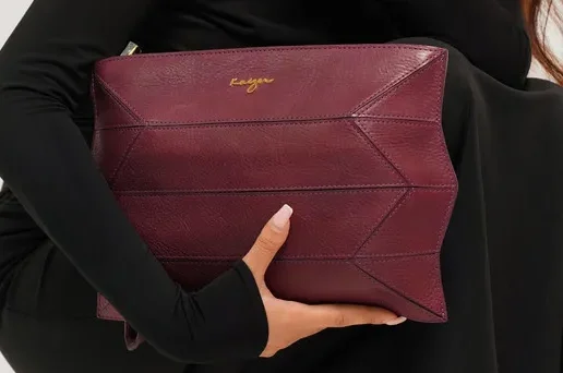 Ascot Leather Clutch Bag – Kaizer Leather