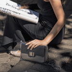 Au Fait Saffiano Leather Sling Bag and Clutch - Image 4