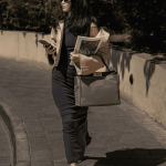 Au Fait Luxury Saffiano Leather Large Tote - Image 3