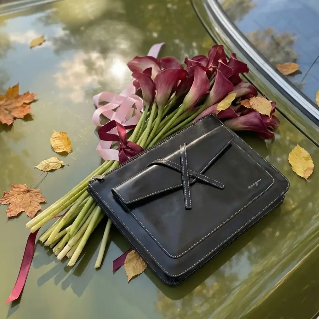 Adroit Laptop Sleeve Kaizer Leather Tote bag