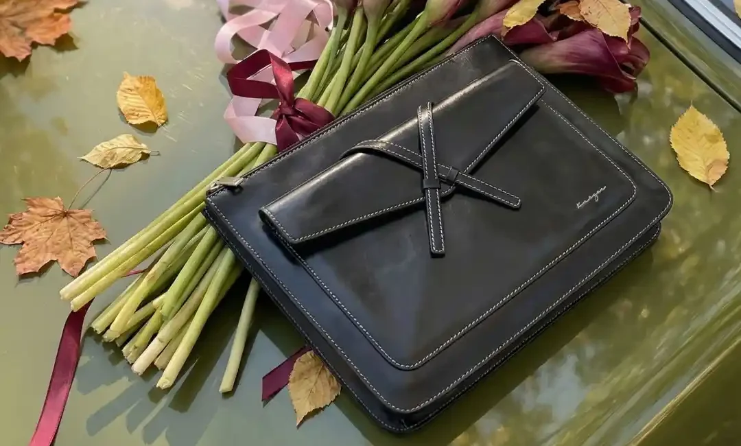 Adroit Laptop Sleeve Kaizer Leather Tote bag