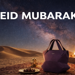 Eid Mubarak tote bag and handbag from Kaizer Leather