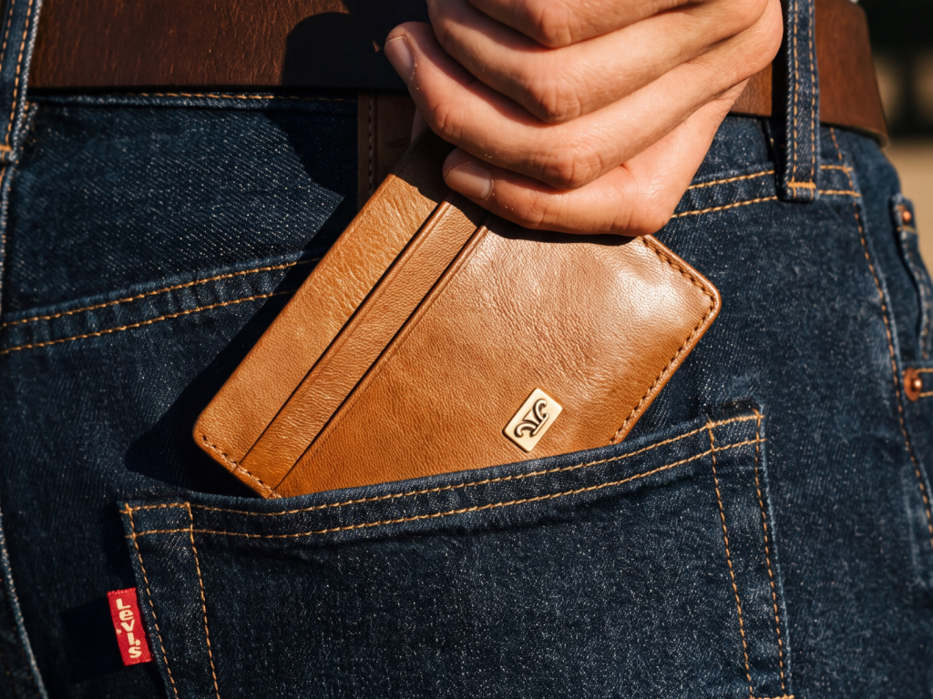 leather Wallet and cardholder by Kaizer
